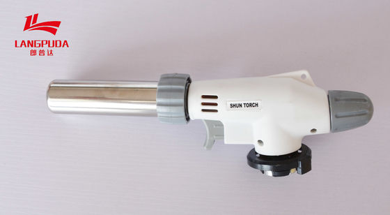 Windproof 19.5cm βουτανίου φλόγα φανών αρχιμαγείρων μαγειρεύοντας διευθετήσιμη