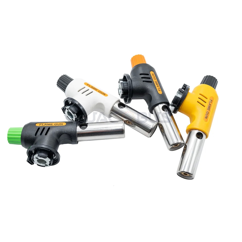 Αυτοκινητική ανάφλεξη Καμπινγκ Gas Blow Torch με 1300 βαθμούς φλόγα Γαλάζια Κόκκινη Χρώμα Blister Card Packaging